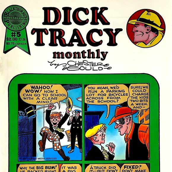 Dick Tracy Monthly #5, 1940 Reprints, SEP 1986, Blackthorne Comics, NM 9.4 - Picture 1 of 5